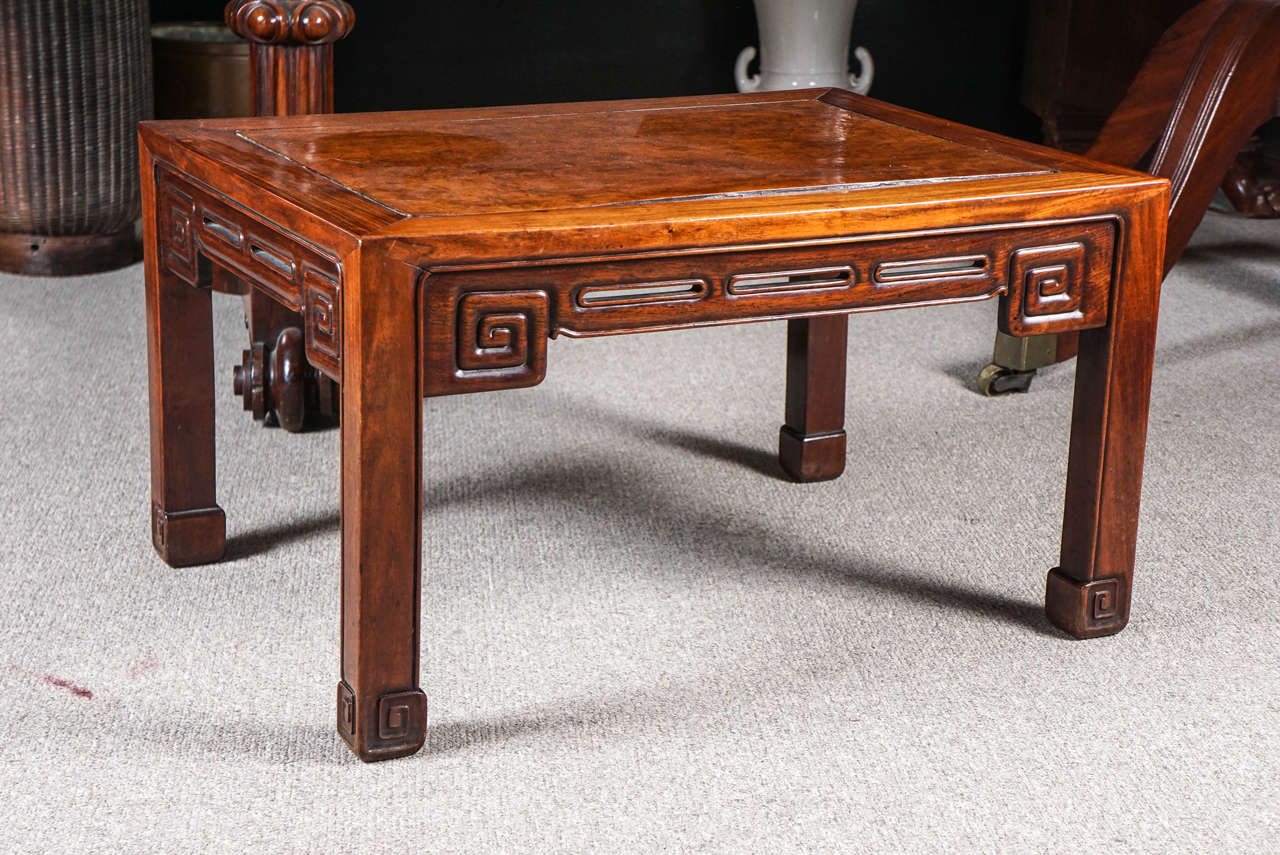 Carved Chinese Kang Table