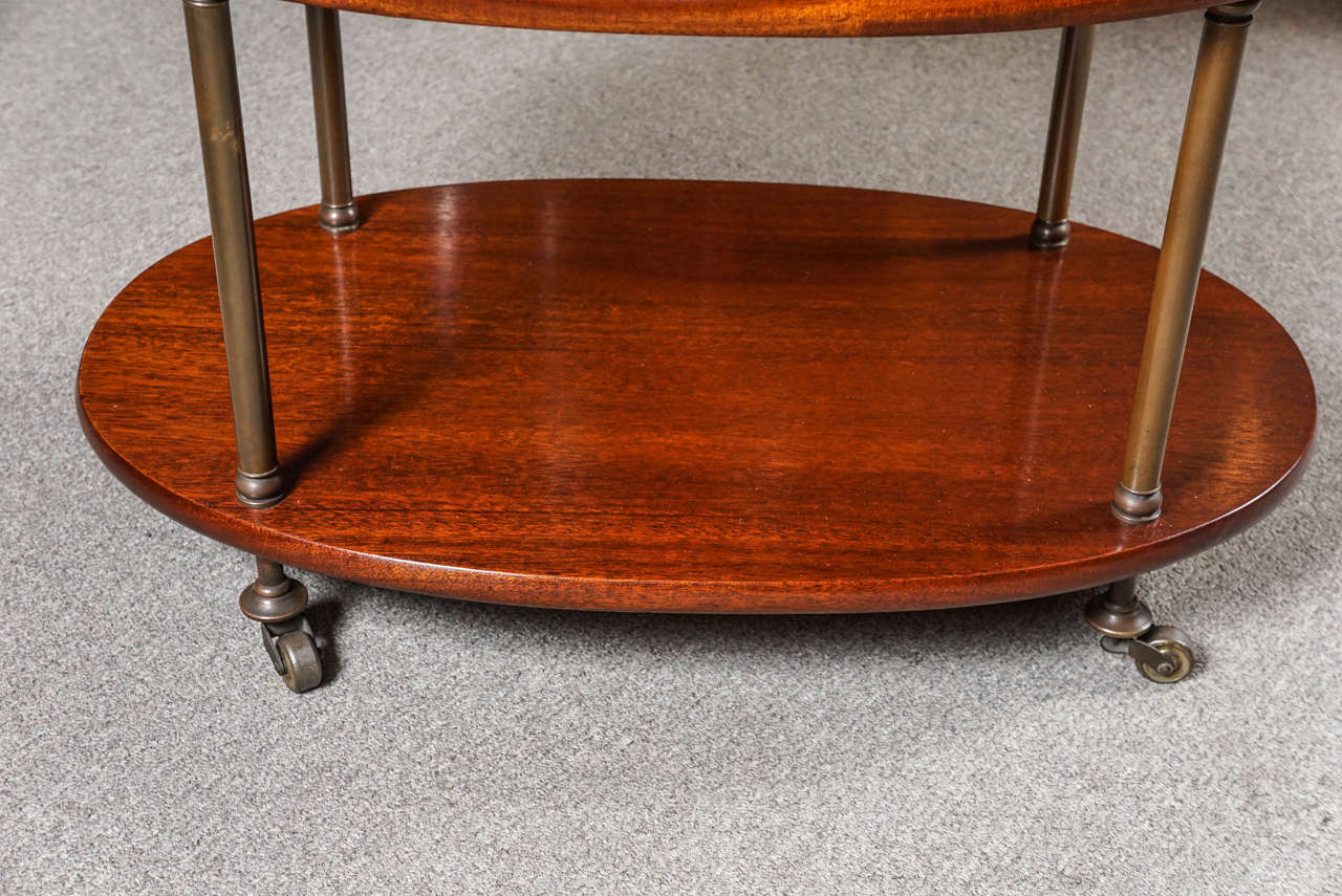 Pair of Oval Side Tables 1