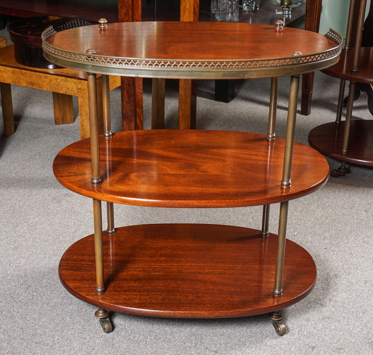 Pair of Oval Side Tables 5