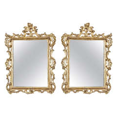 Pair of Baroque Style Mirrors