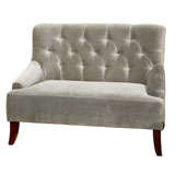 Reproduction Tufted Settee