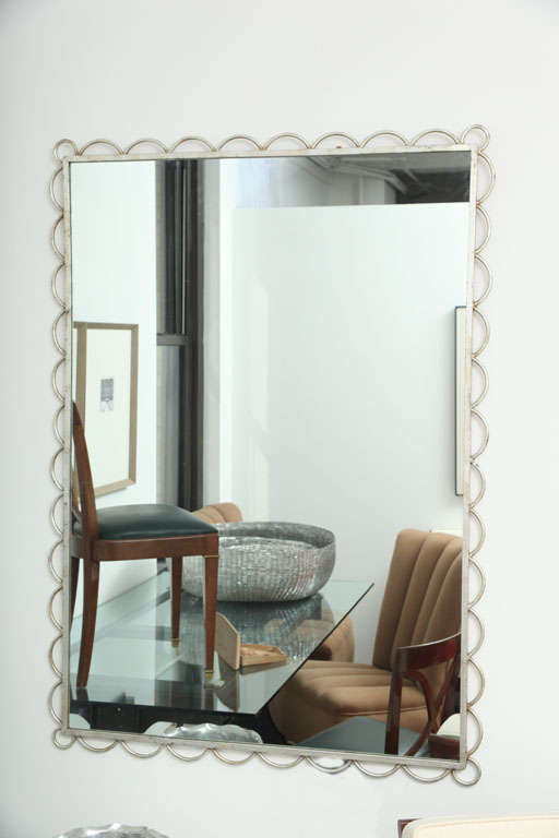 Antique Scallop Mirror