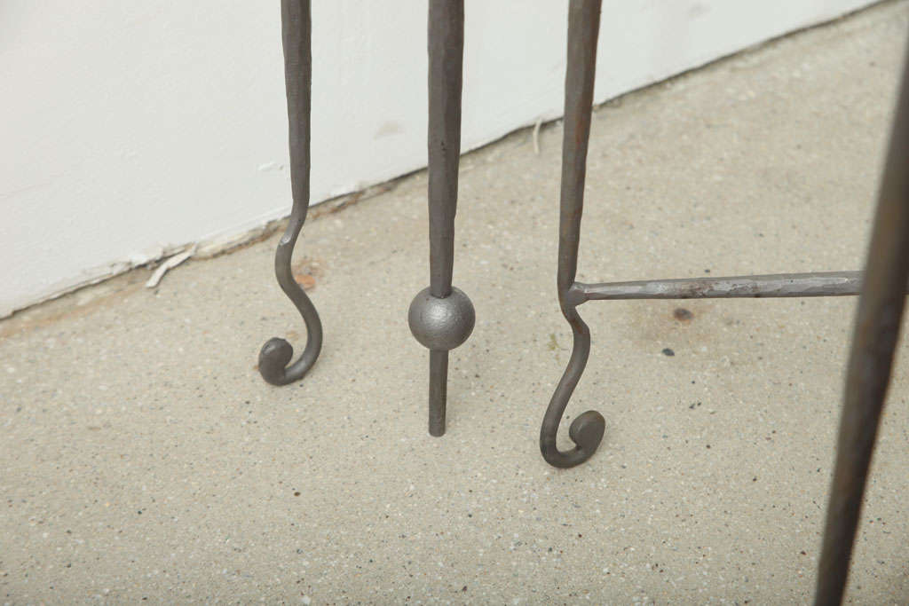 Metal Companion Tables designed by Mariette Himes Gomez For Sale