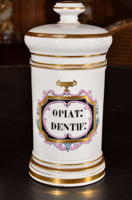 Porcelain Apothecary Jars In Good Condition In Houston, TX