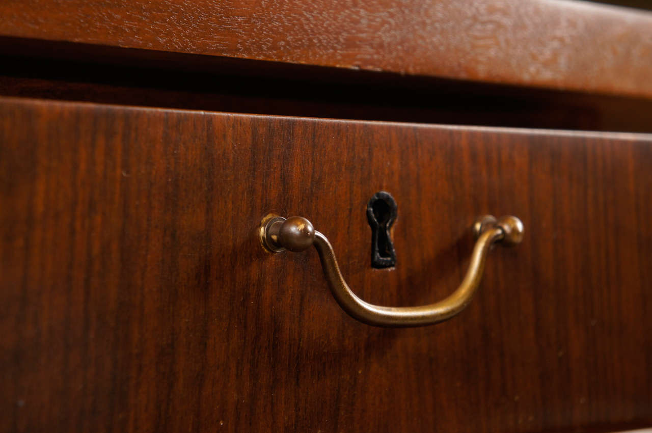 Mid-20th Century Curved Mahogany Desk by Kai Kristiansen
