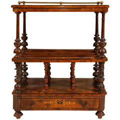 English 19th c Occasional Table/Canterbury