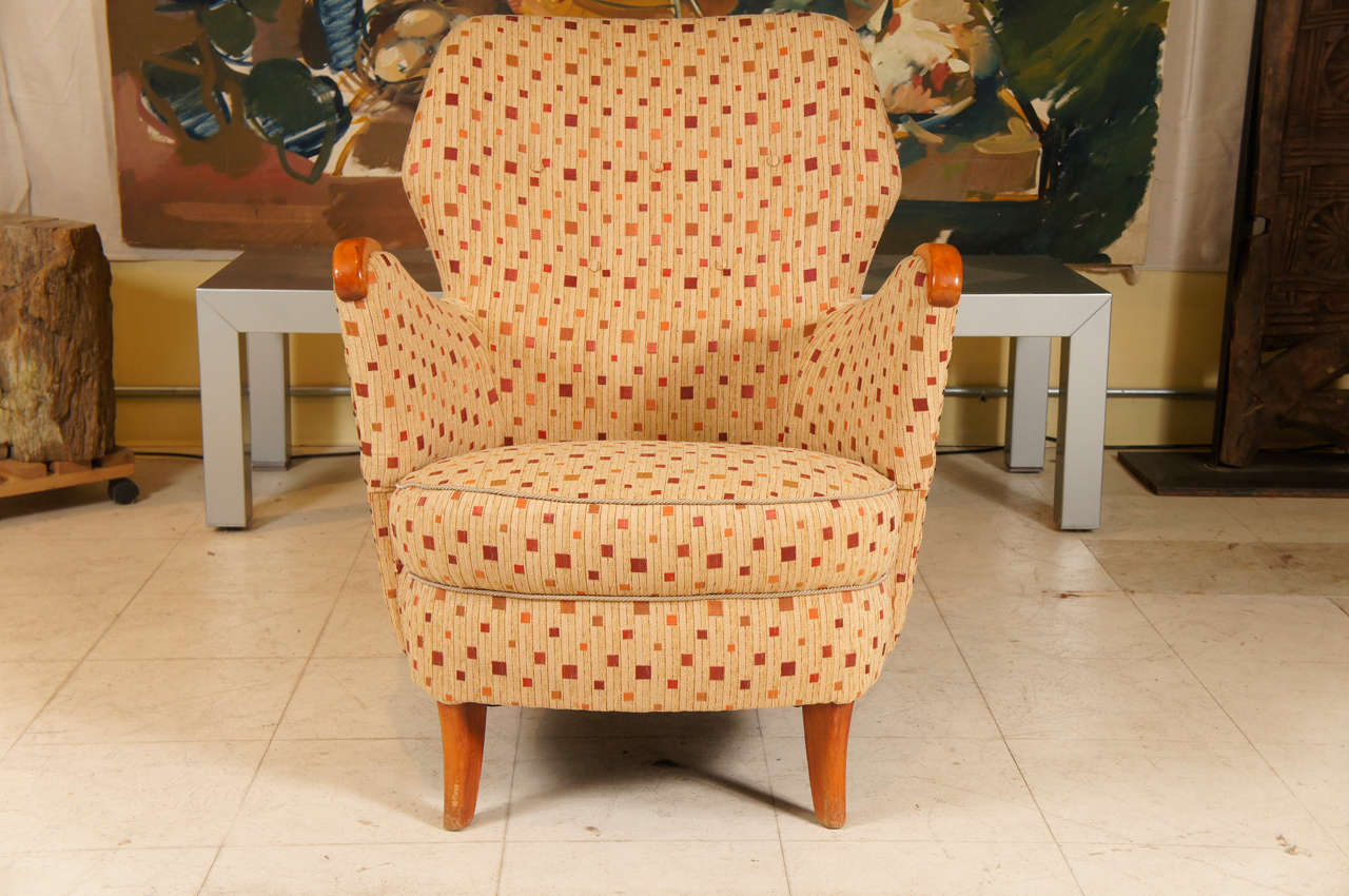 Pair of Swedish Art Deco Armchairs (Art déco)