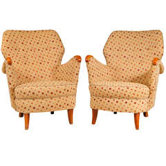 Pair of Swedish Art Deco Armchairs 9