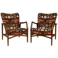 Pair of Armchairs by Kurt Olsen 