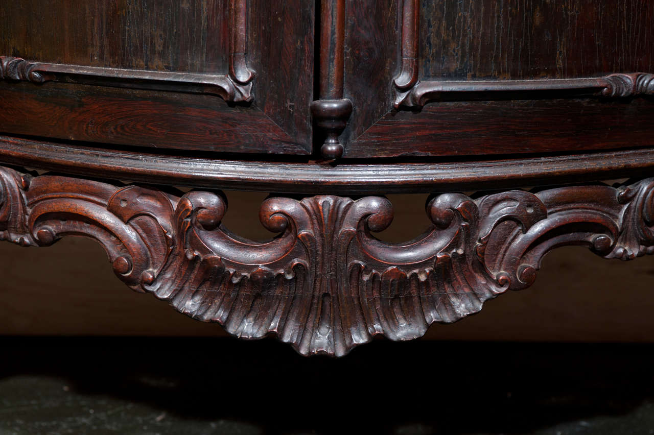 19th c. Rosewood Cabinet Based Etagere with mirror by Bembe and Kimball 3