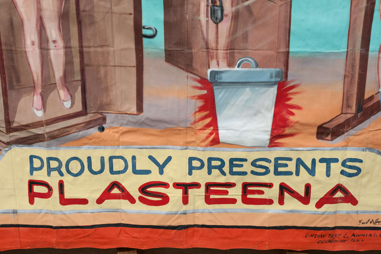 American Plasteena Sideshow Banner by Fred G Johnson