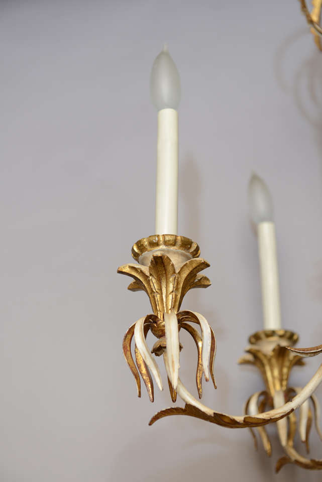 Italian Carved Pineapple Six-light Chandelier 1