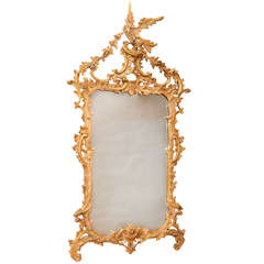 Carved Wood Italian Mirror