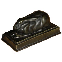 Sleeping Hare Sculpture