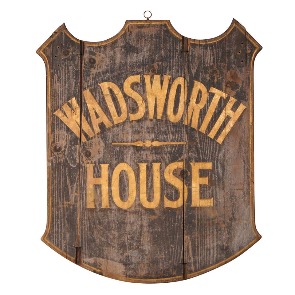 Wadsworth House  Sign For Sale