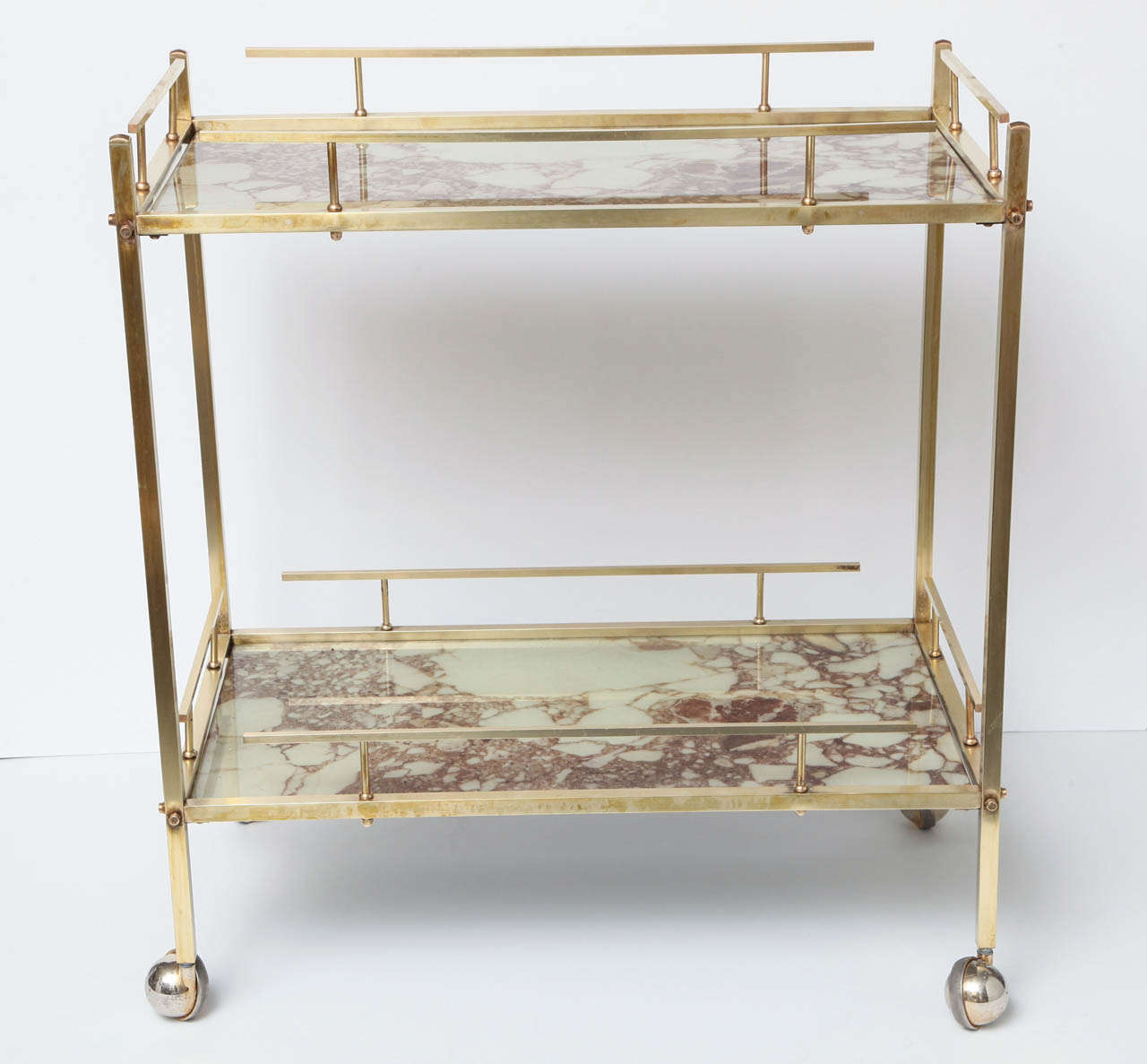 Brass Bar Cart at 1stdibs