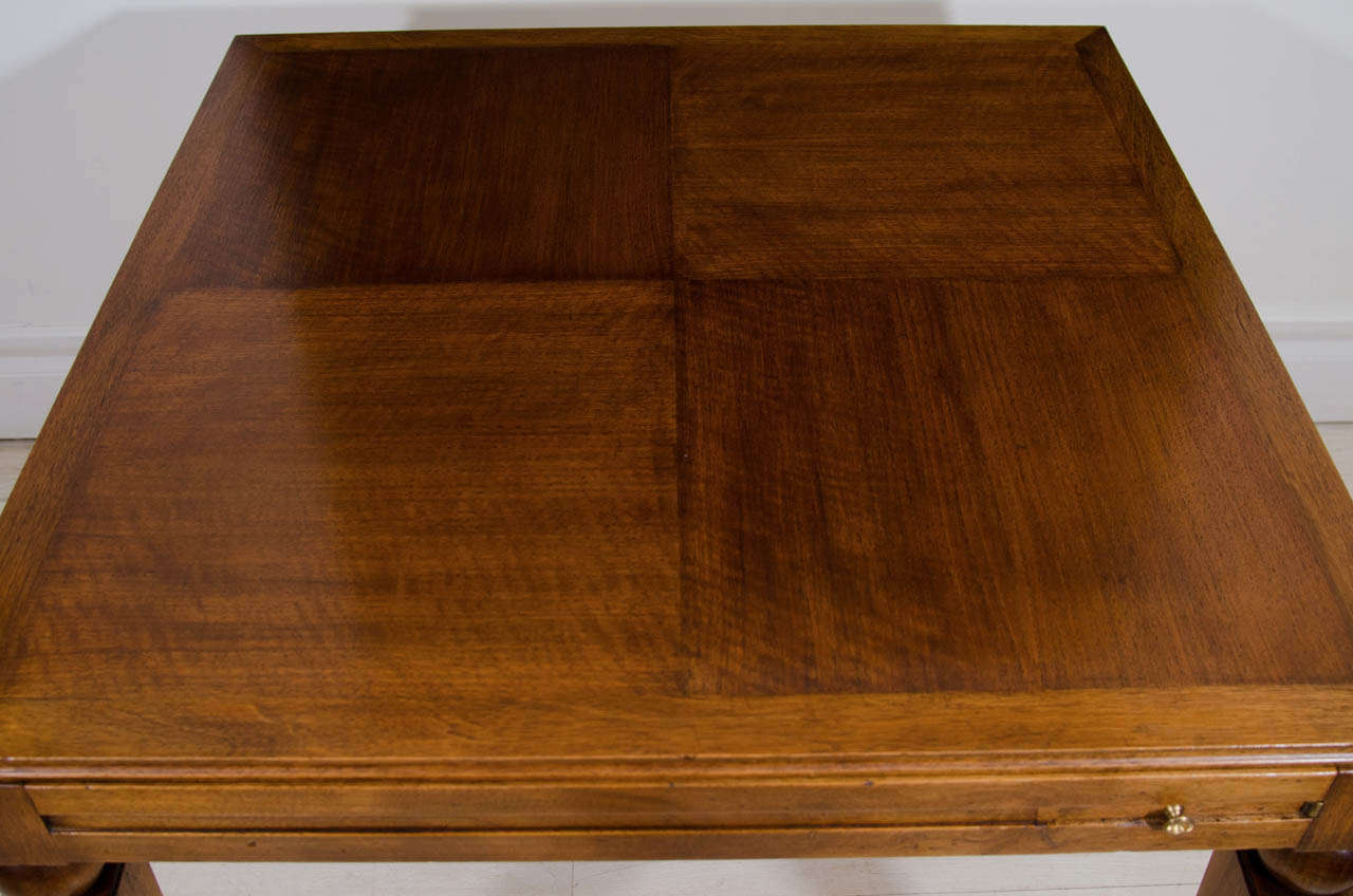 French Walnut Art Deco Games Table 1