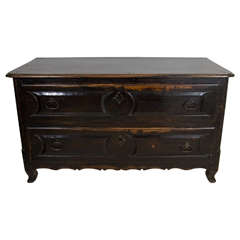 Ebonized Walnut Louis XIV French Commode