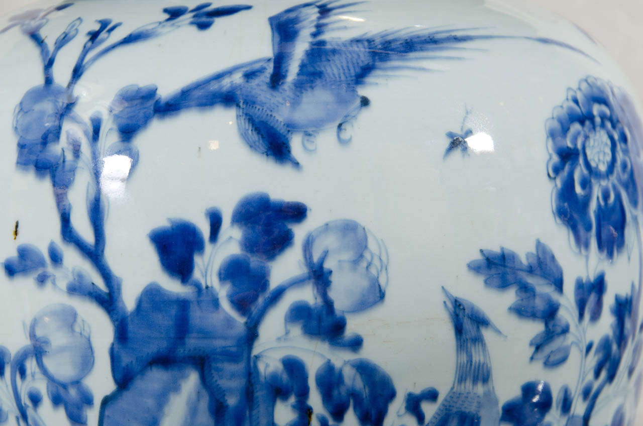 Rococo A Massive Blue and White Kangxi Covered Temple Jar