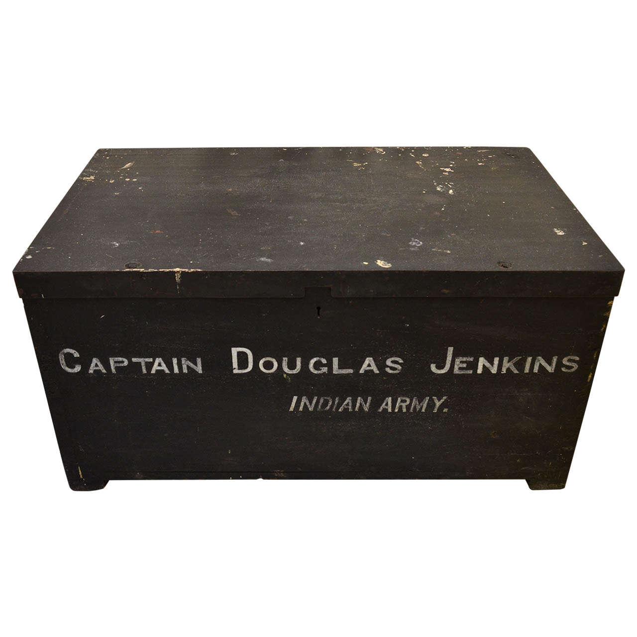 19th Century British Army  Officers Trunk For Sale