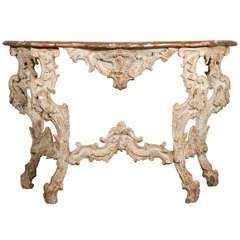 18th c. Italian Carved Console