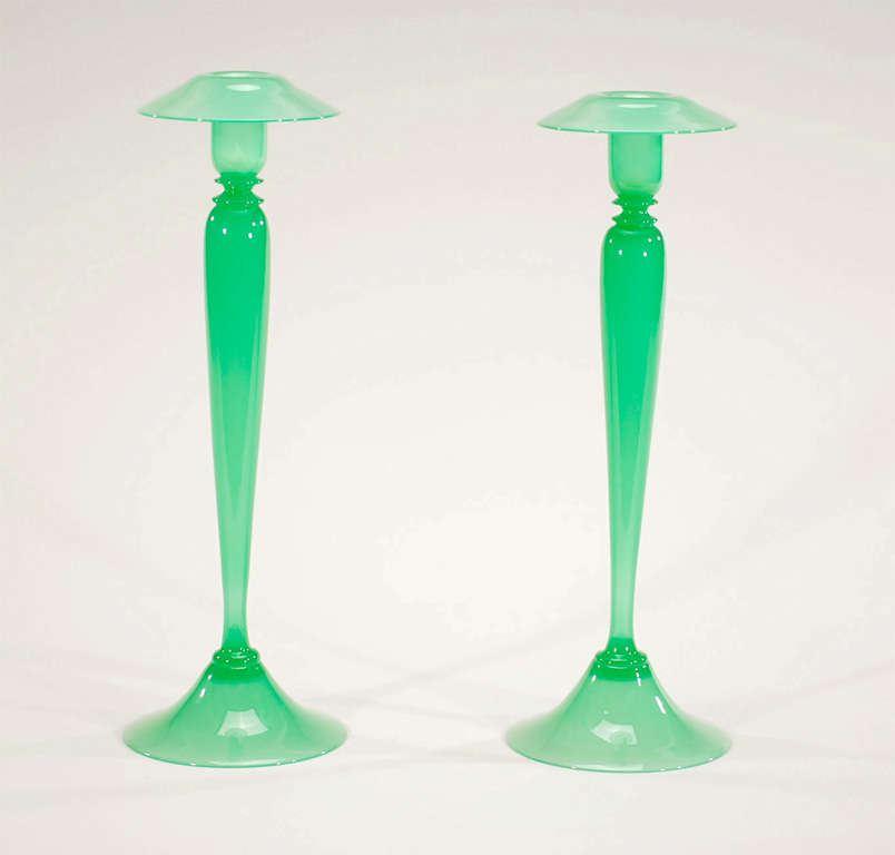 jade candlesticks