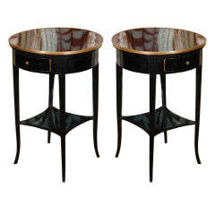 Pair of 1940's French End Tables