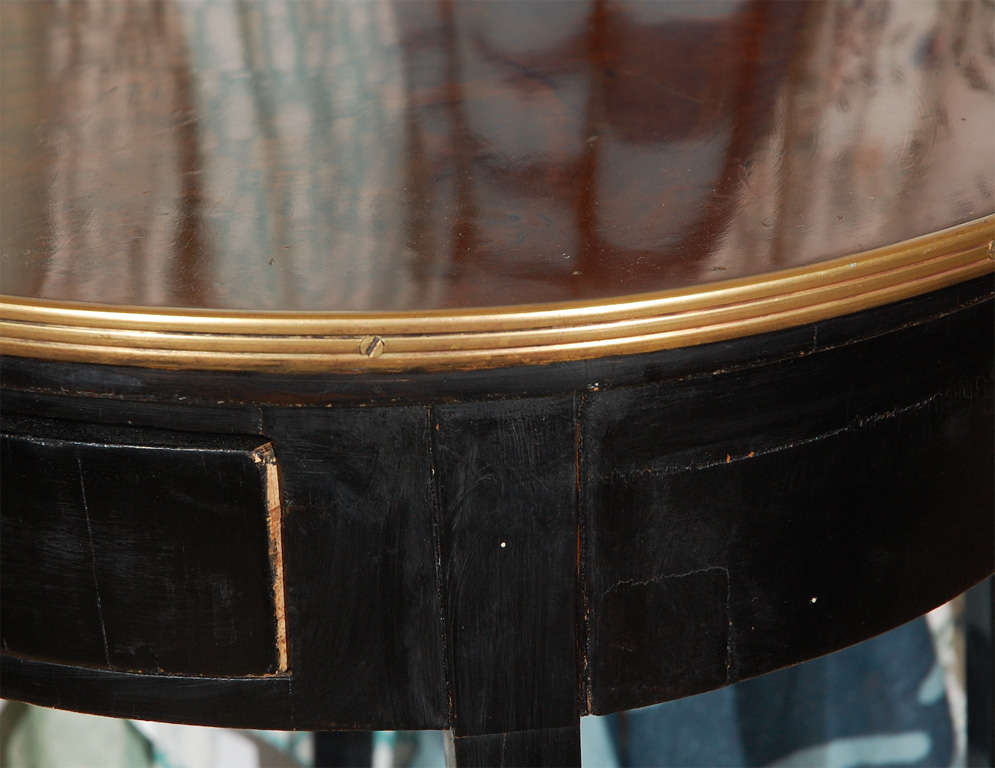 Mahogany Pair of 1940's French End Tables