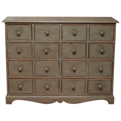 Gray multi drawer Canadian general store counter