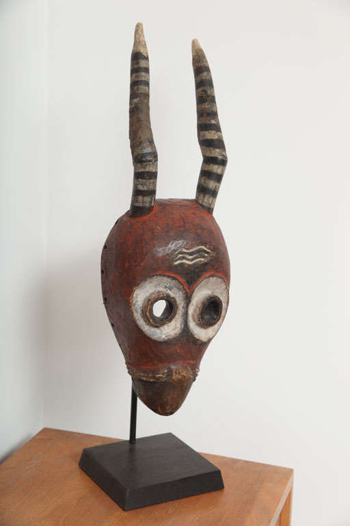 African Pende Horned Spirit Mask