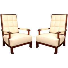 Pair of Armchairs in the Manner of Paul Dupre-Lafon 7