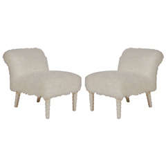 Rare pair of Elbow Chairs by William Haines