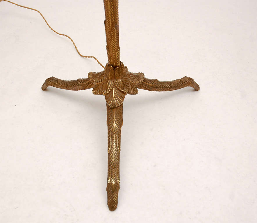 A Pair of Cast Bronze Floor Lamps by Bagues 2