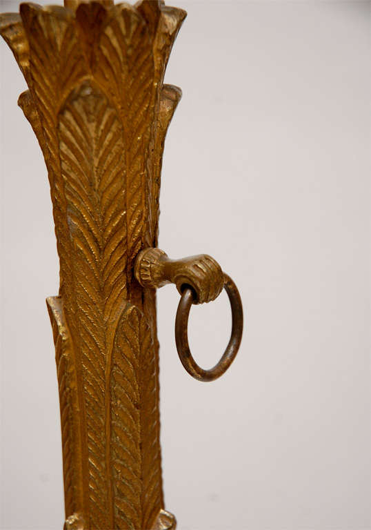 A Pair of Cast Bronze Floor Lamps by Bagues 5