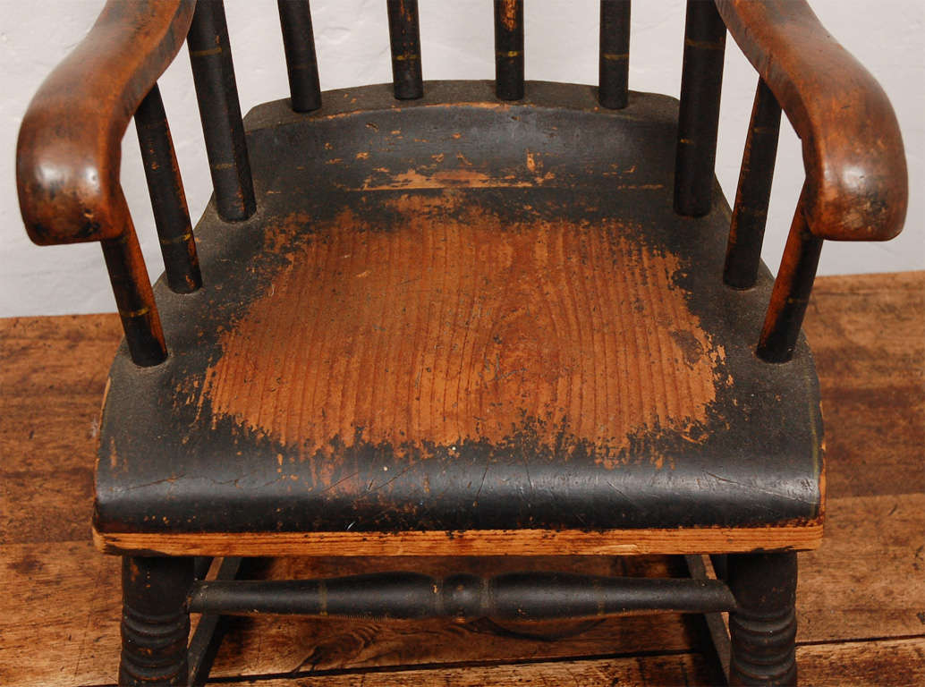 antique childs rocking chair