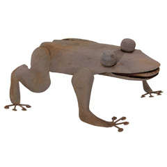 Hop to it...Folk Art Frog Sprinkler