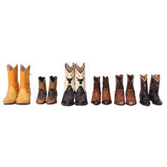 Vintage Children's Cowboy Boot Collection