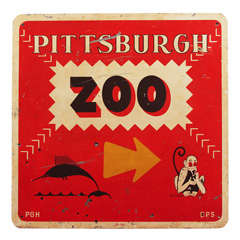Pittsburgh Zoo Sign