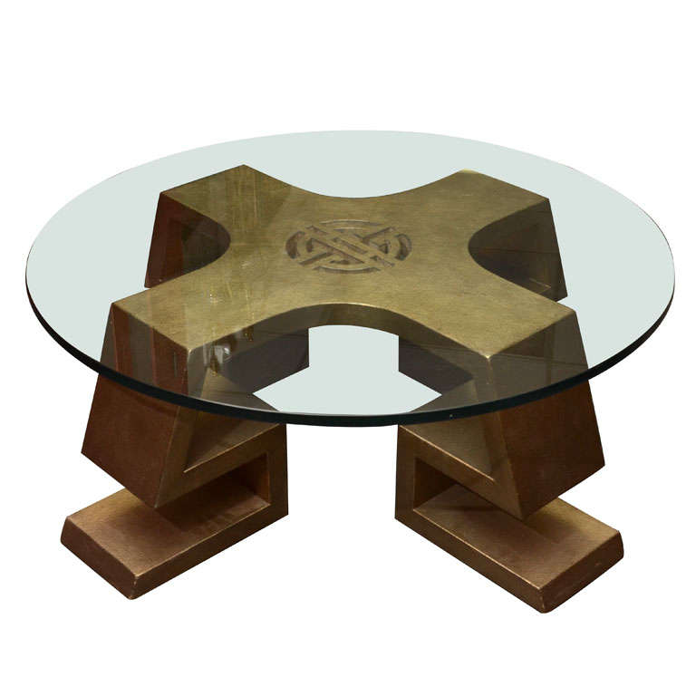 Fabulous Asian Inspired Coffee Table By James Mont