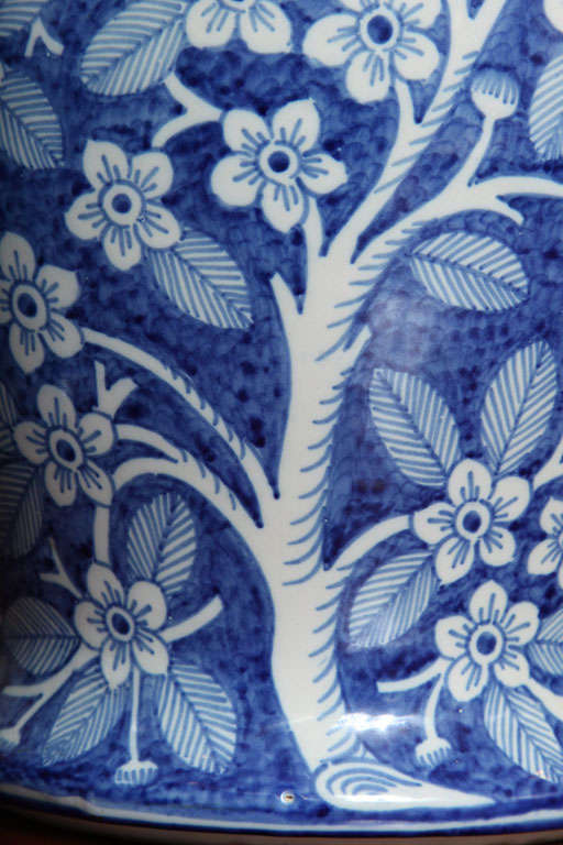 Pair Of Large Blue & White Portugal Pots For Sale 2