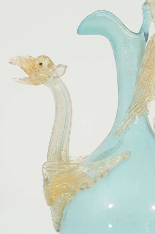 Blown Glass A Venetian Glass Dragon Ewer