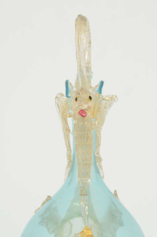 A Venetian Glass Dragon Ewer 2