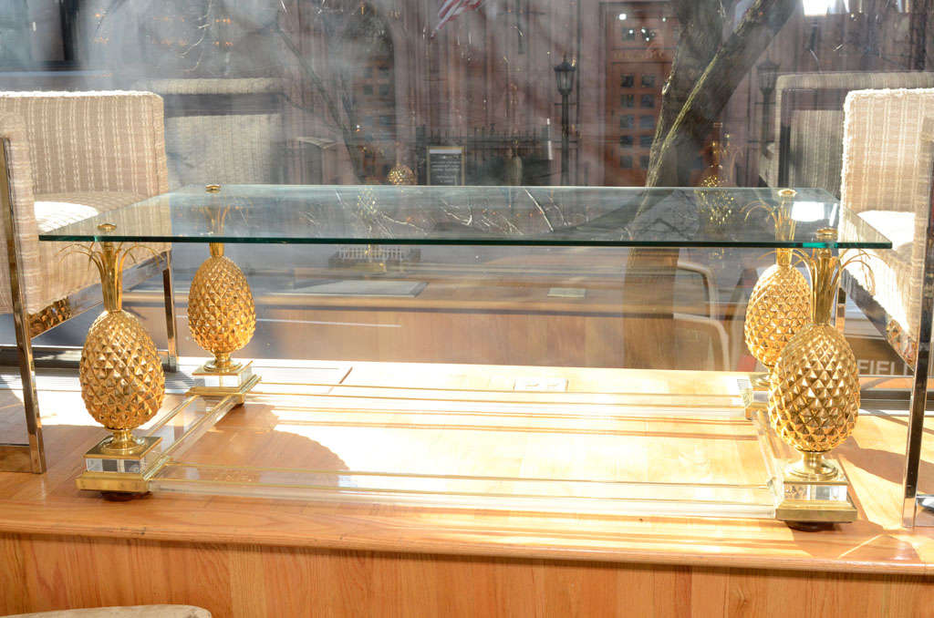 Pineapple coffee table by Charles and Company