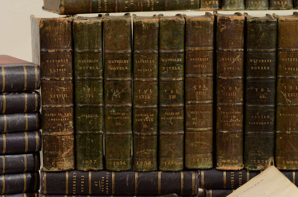 Collection of 60+ Leather Bound Volumes, England, c. 1836 4