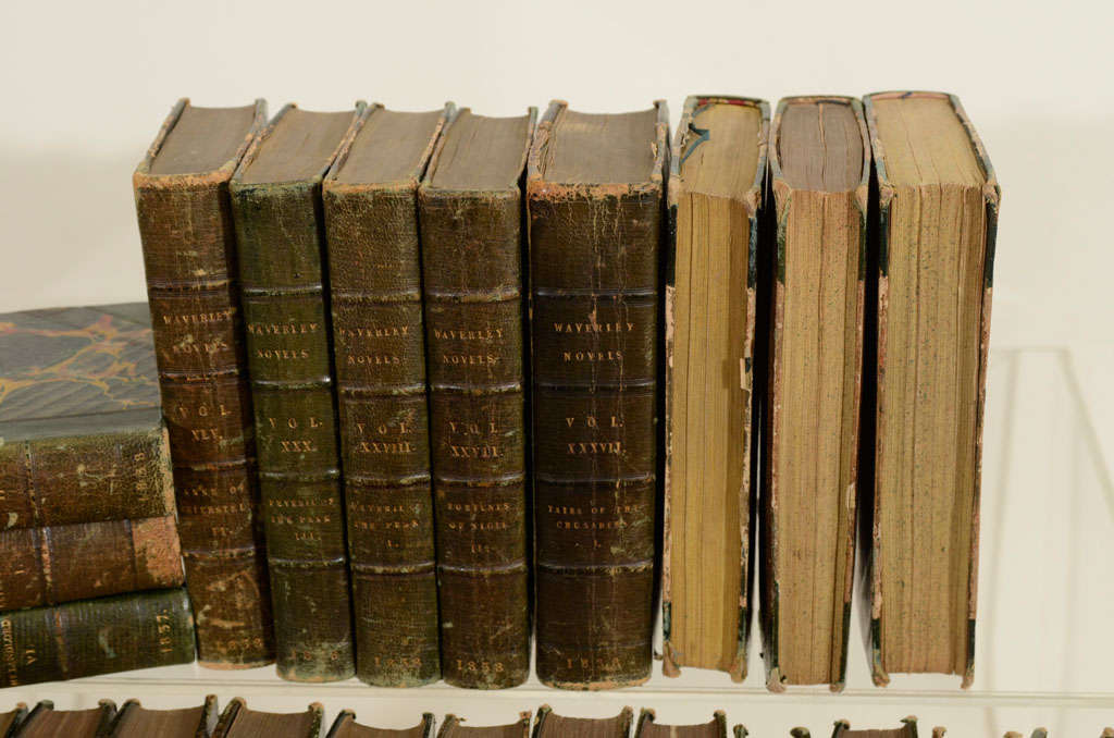 Collection of 60+ Leather Bound Volumes, England, c. 1836 2