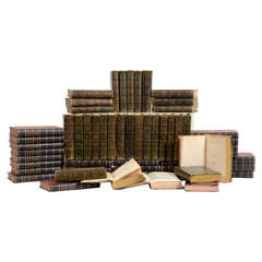 Collection of 60+ Leather Bound Volumes, England, c. 1836
