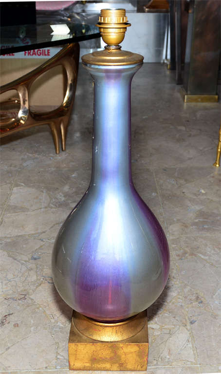 Wonderful murano glass table lamp