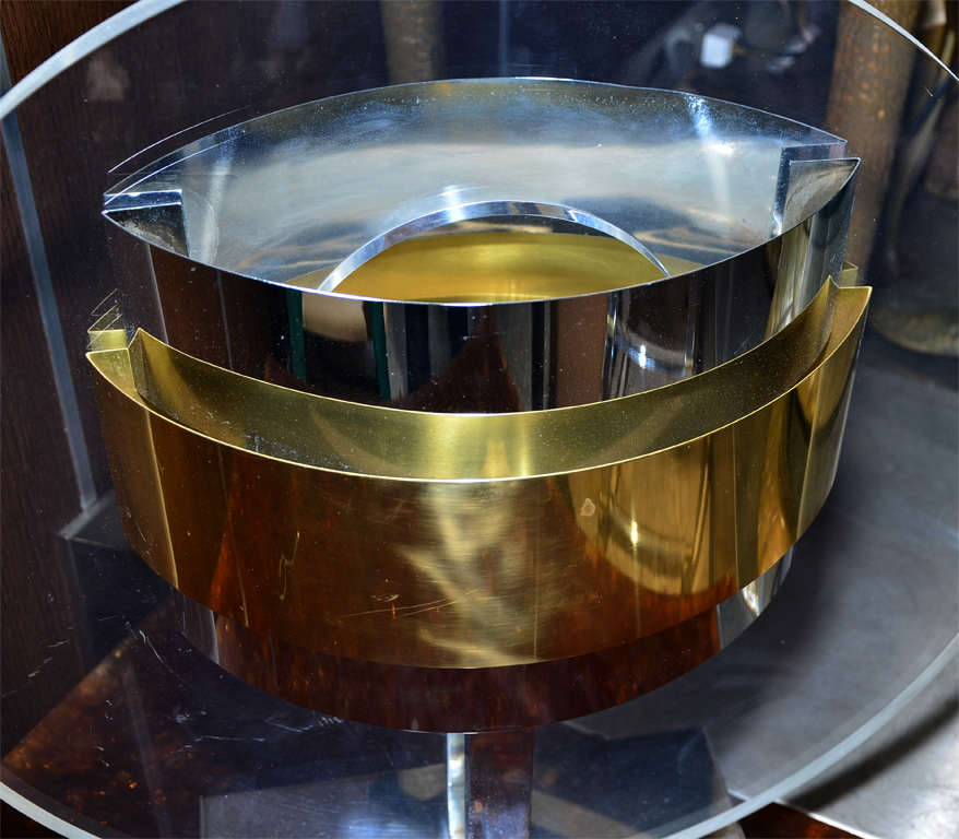 Brass Awesome 1970s Lamp by Pierre Cardin For Sale