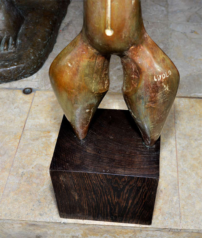 Late 20th Century Sculpture by  Alfred Liyolo Master