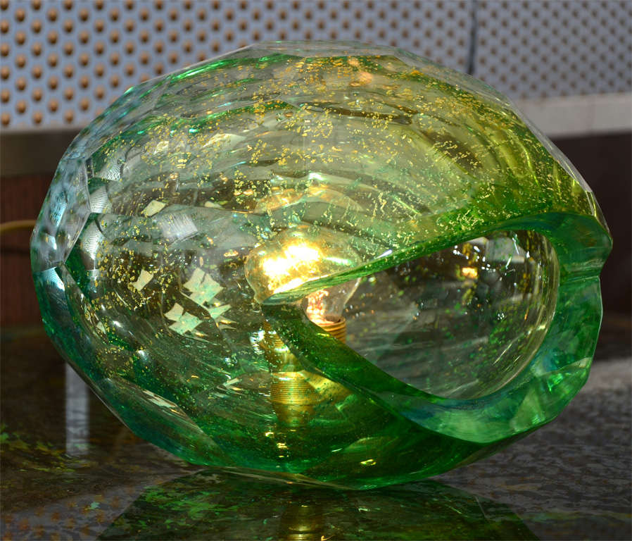 Murano Glass Lamp at 1stdibs